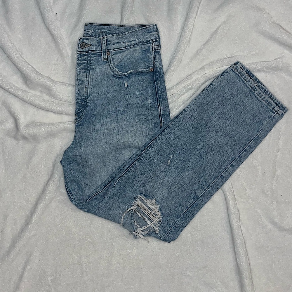 Old Navy Sky Hi Straight Jeans